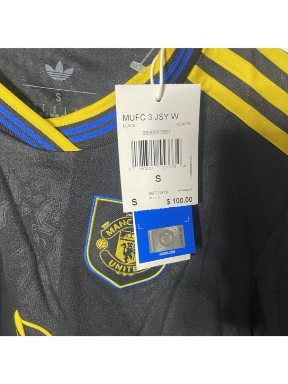 adidas 2025-26 Manchester United Women's S Stadium Third Soccer Jersey New - Picture 6 of 7